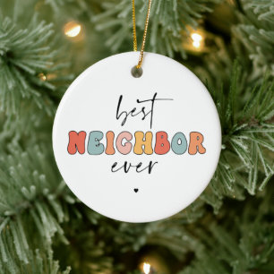 Décoration En Céramique Meilleur Voisin jamais mignon