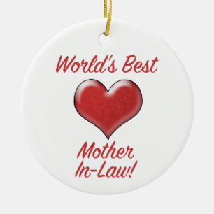 Décoration En Céramique Meilleure belle-mère du monde
