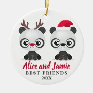 Décoration En Céramique Meilleurs amis personnalisés