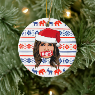 Décoration En Céramique MÉLANIA TRUMP Noël