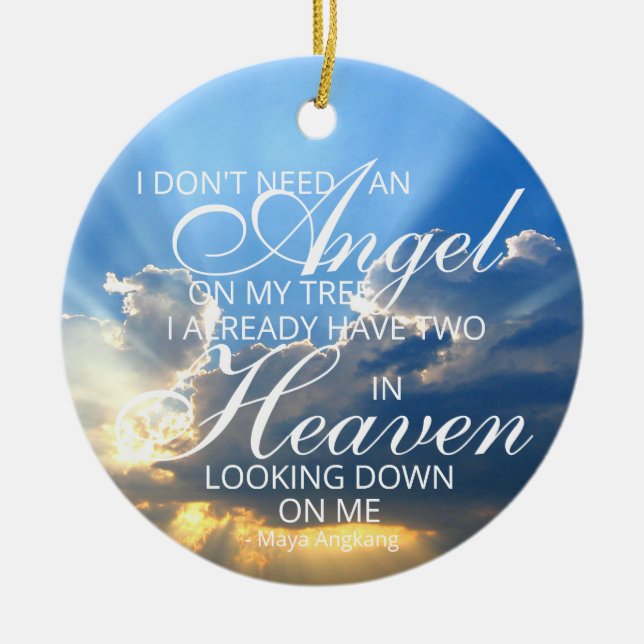 Décoration En Céramique Mémorial (Devant)