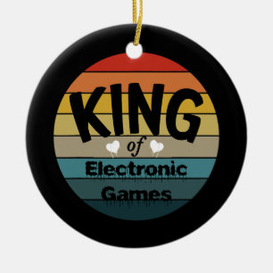 Décoration En Céramique Mens Roi Des Jeux Électroniques 