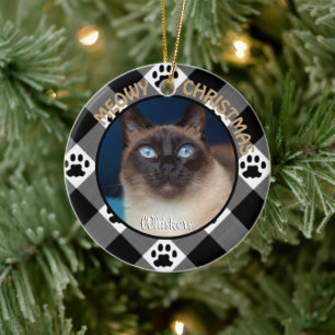 Décoration En Céramique MEOWY CHRISTMAS Cat