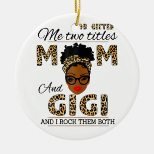 Décoration En Céramique Mère Dieu A Donné À Maman Et Gigi Anniversaire