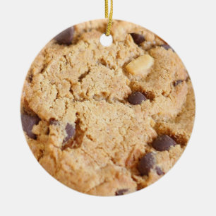 Décoration En Céramique Merry Chip-Mas, Funky Cookie Christmas Pun