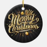 Merry Chrismas Gold