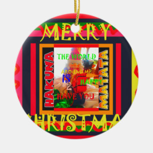Décoration En Céramique Merry Christmas The world around me is happy to ha