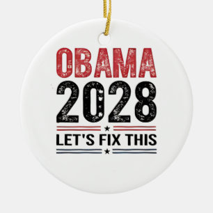 Décoration En Céramique Michelle Obama pour le président Obama 2028