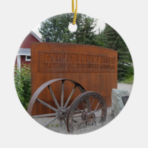 Décoration En Céramique Mine Kennecott en Alaska