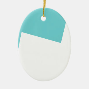 Décoration En Céramique Minimalisme Art Abstrait Bleu Blanc