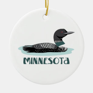 Décoration En Céramique Minnesota Loon