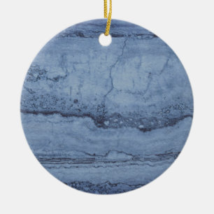 Décoration En Céramique Misty Blue abstrait Granite marbre motif