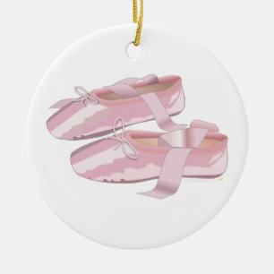 Décoration En Céramique Modèle rose d'ornement de pantoufles de chaussure