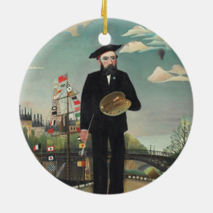 Décoration En Céramique Moi-même Portrait Paysage 1890, Henri Rousseau