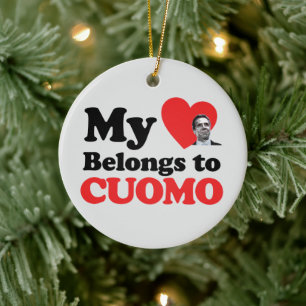 Décoration En Céramique Mon coeur appartient à Cuomo