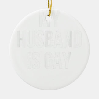 Décoration En Céramique Mon Mari Est Gay