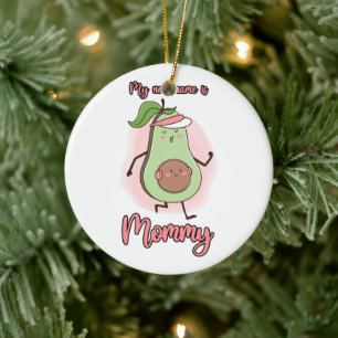 Décoration En Céramique Mon Nouveau Nom Est Maman
