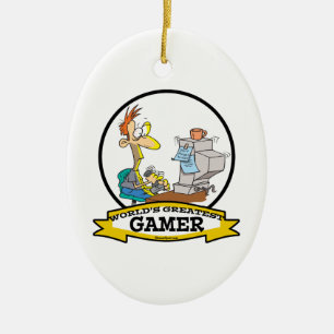DÉCORATION EN CÉRAMIQUE MONDE LE PLUS GRAND PC GAMER ADO CARTOON