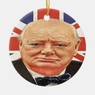 Décoration En Céramique Monsieur Winston Churchill