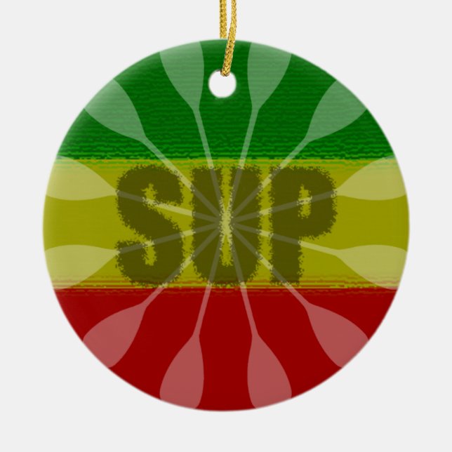 Décoration En Céramique Montez La Pagaie, Paddle Twirl (Devant)