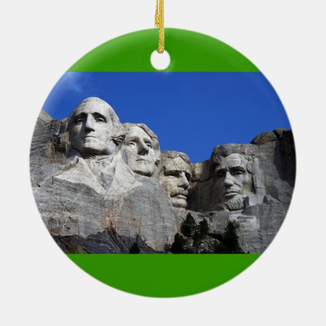 Décoration En Céramique Monument commémoratif national du Mont Rushmore (Dos)