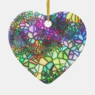 Décoration En Céramique Mosaïque en verre tendu
