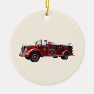 Décoration En Céramique Moteur d'incendie classique
