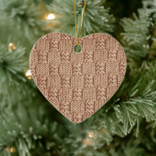 Décoration En Céramique Motif Bubble Knit Stitch par Shirley Taylor