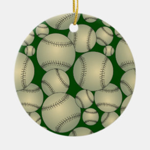 Décoration En Céramique Motif de baseball