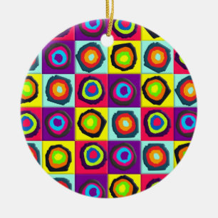 Décoration En Céramique motif de cercles