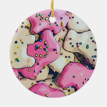 Motif de cookie animal givré