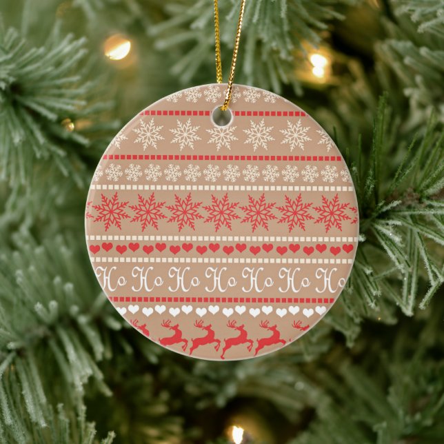 Décoration En Céramique Motif de Noël populaire (Arbre)