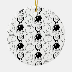 Décoration En Céramique Motif Hamster Butts