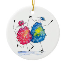 Moutons dansants fantaisistes