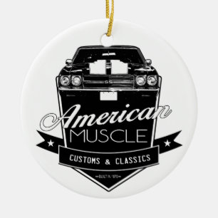 Décoration En Céramique Muscle américain Chevelle