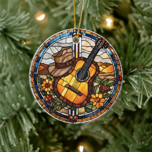 Décoration En Céramique Musique country (Arbre)