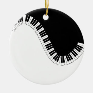 DÉCORATION EN CÉRAMIQUE MUSIQUE DE PIANO