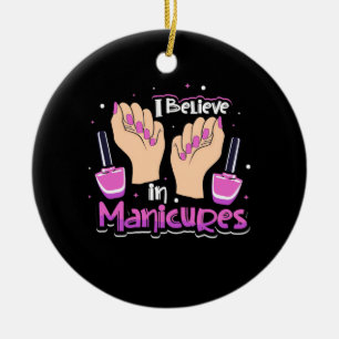 Décoration En Céramique Nail Hustler Croit Aux Manucures