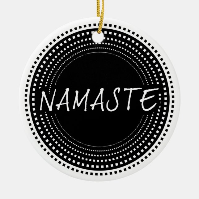 Décoration En Céramique Namaste (Devant)