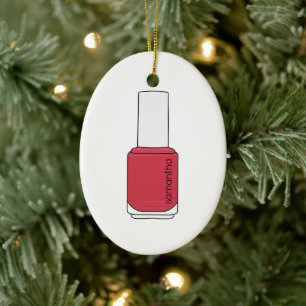 Décoration En Céramique Name Nail Polish Bottle