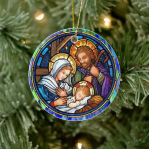 Décoration En Céramique Nativité