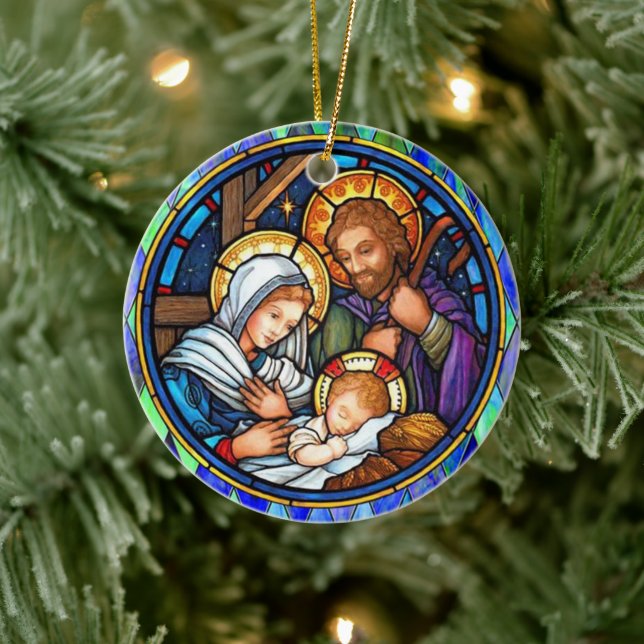Décoration En Céramique Nativité (Arbre)