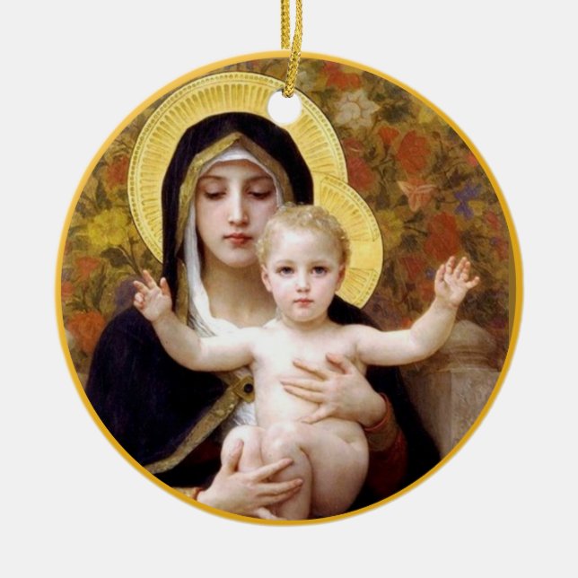 Décoration En Céramique Nativité Art Noël (Devant)