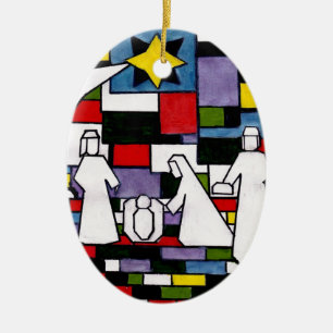 Décoration En Céramique Nativité de Mondrian - de Stijl - Neoplasticism