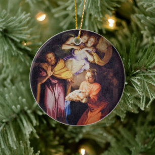Décoration En Céramique Nativité personnalisable