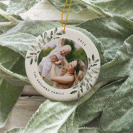 Décoration En Céramique Naturellement Joyeux | Photo personnalisée botaniq