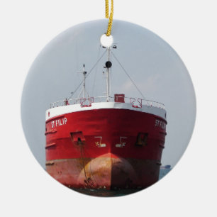 Décoration En Céramique Navire cargo St Filip