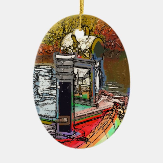 DÉCORATION EN CÉRAMIQUE NAVIRES (Devant)