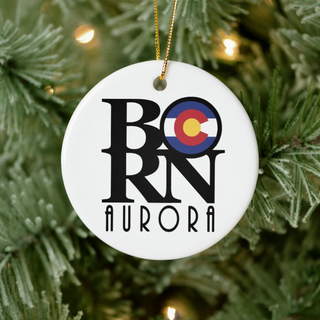 Décoration En Céramique NÉ Aurora Colorado (Arbre)