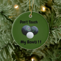 Ne Touchez Pas Mes Boules De Pelouse,
